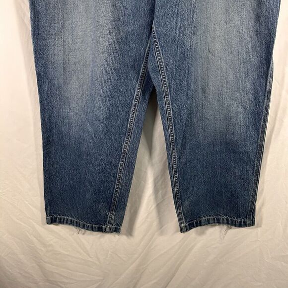 Vintage Structure Carpenter Jeans Men's 38X29 Medium Wash Distressed 100% Cotton - Picture 3 of 14